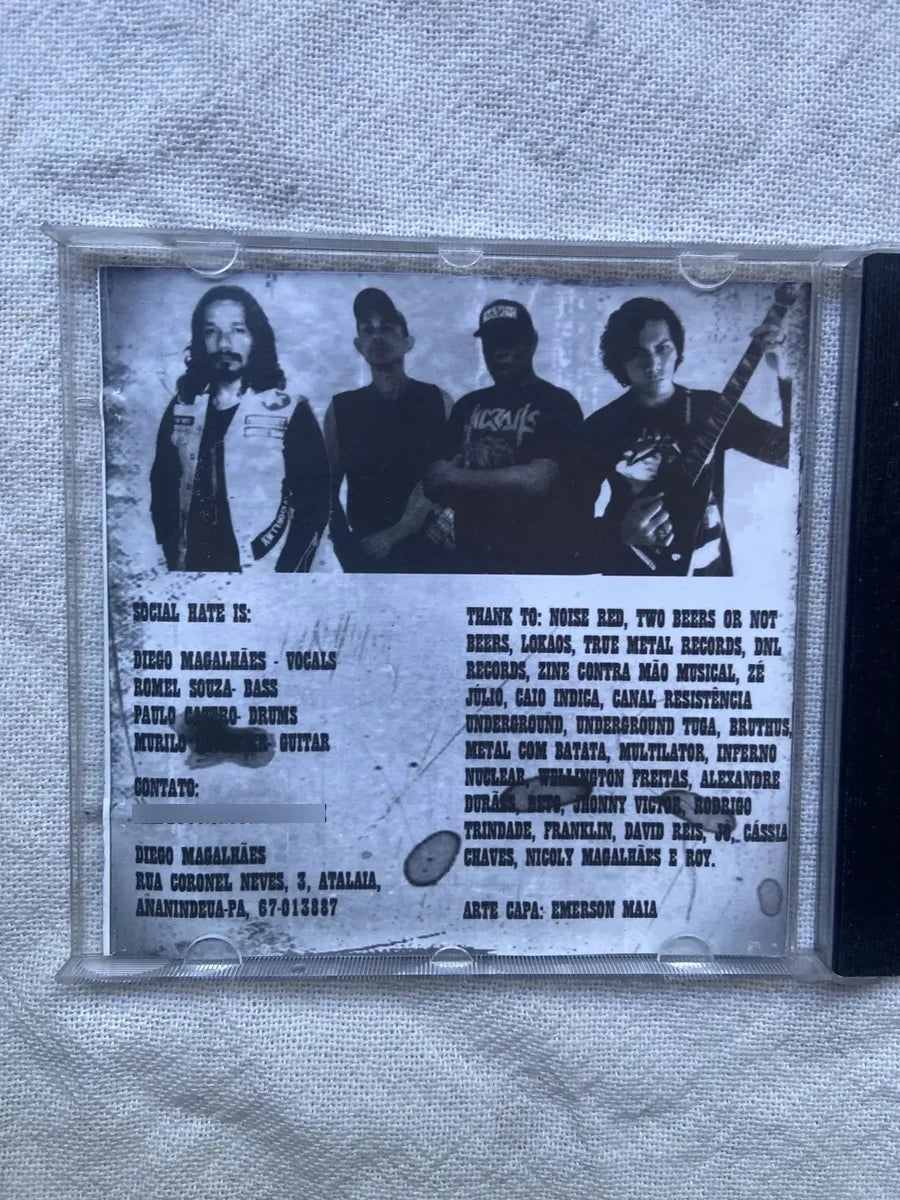Cd Social Hate Nação Suicida (Usado)