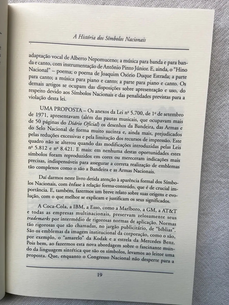 Livro A História Dos Símbolos Nacionais Vol 47 (Usado)