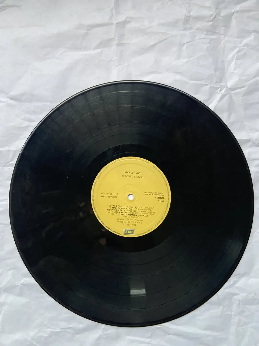Lp Banda Terceiro Mundo Marley Vive 1988 (Usado)