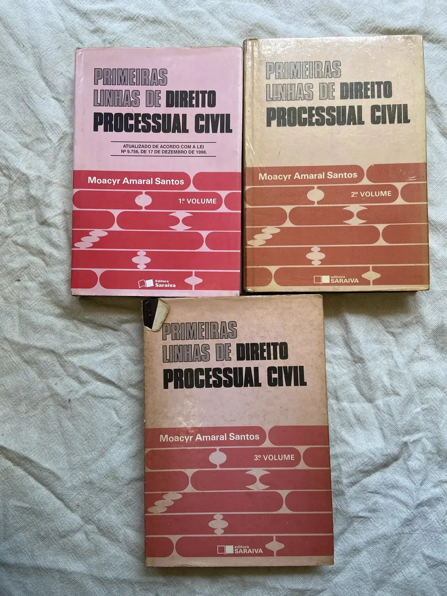 Livro Primeiras Linhas De Direito Processual Civil Box 3 Vol (Usado)