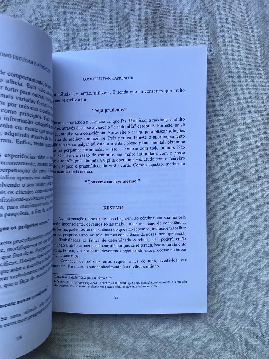 Livro Como Estudar E Aprender Como Se Tornar Autodidata 2 Ed (Usado)
