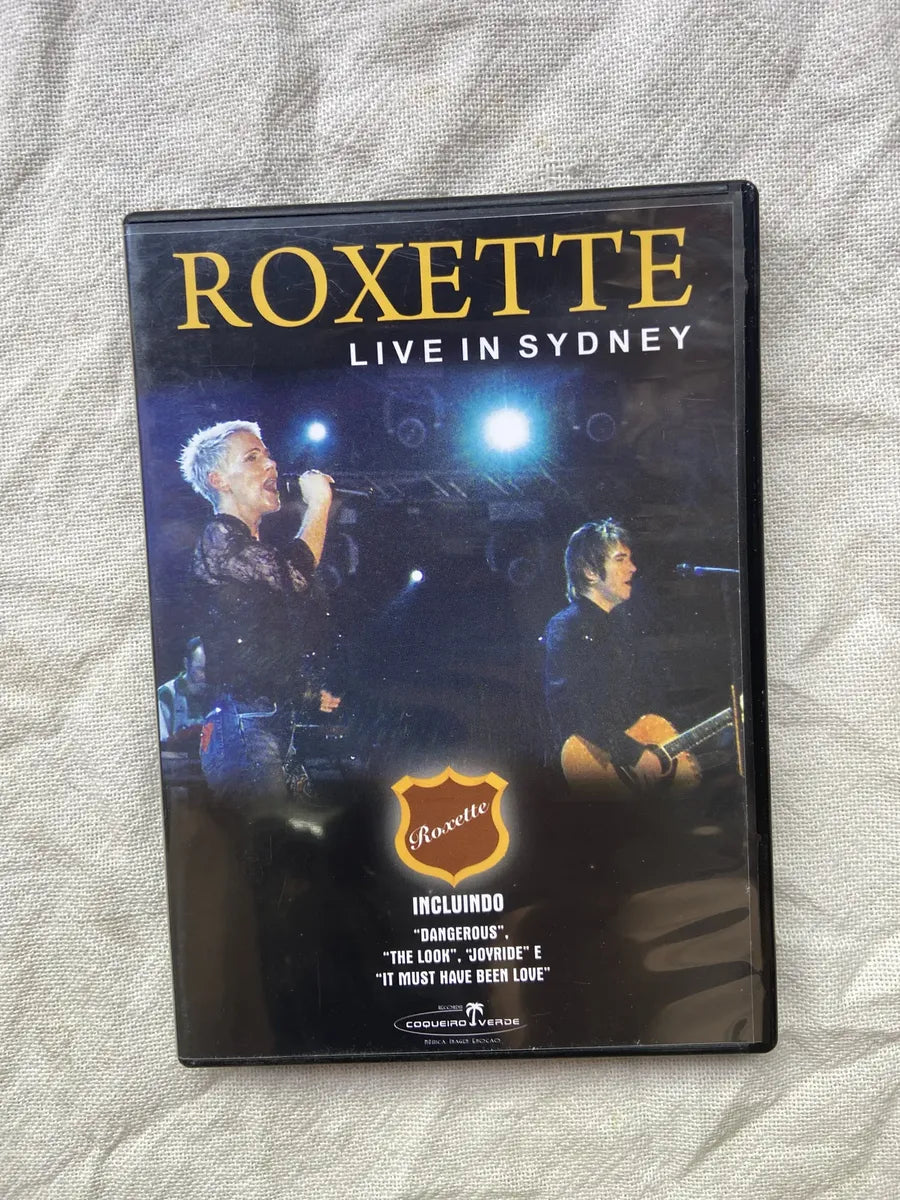 Dvd Roxette Live In Sydney 2009 (Usado)