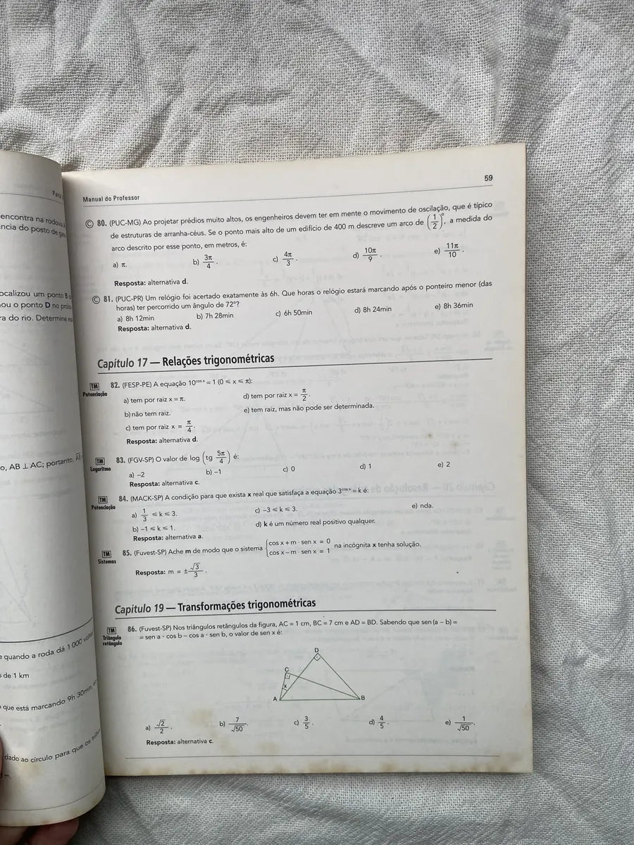Livro Matemática Contexto E Aplicações Volume Único 2000 (Usado)