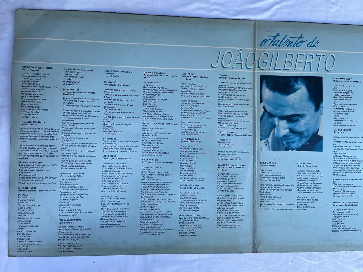 Lp João Gilberto O Talento De João Gilberto 1986 Box 2 Lps (Usado)