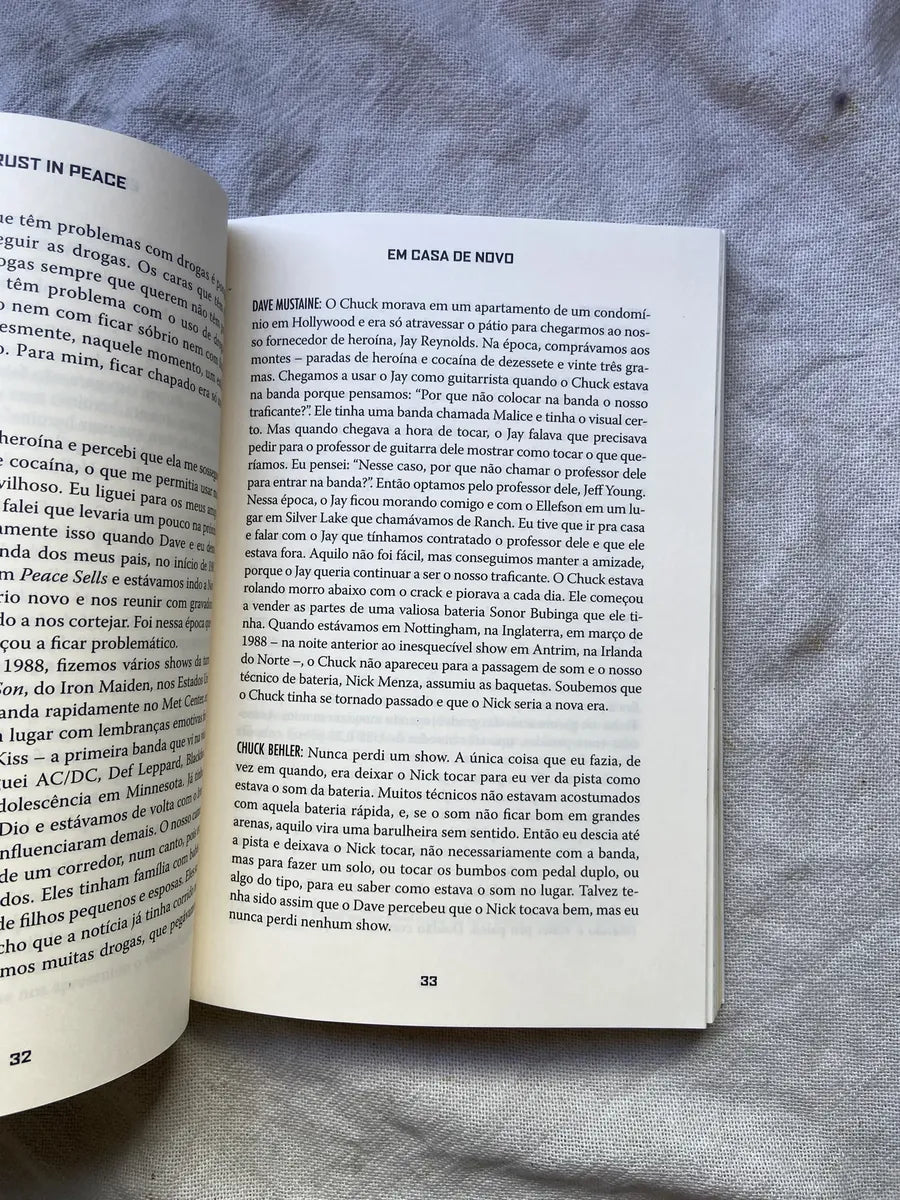 Livro Rust In Peace A História Da Obra Prima Do Megadeath (Usado)