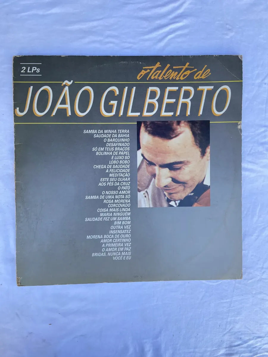 Lp João Gilberto O Talento De João Gilberto 1986 Box 2 Lps (Usado)
