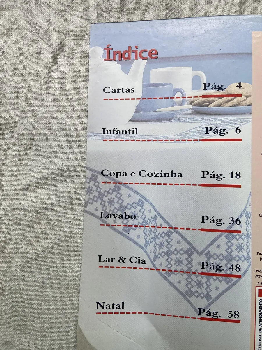 Revista Arte De Bordar Ponto Cruz N 54 (Usado)