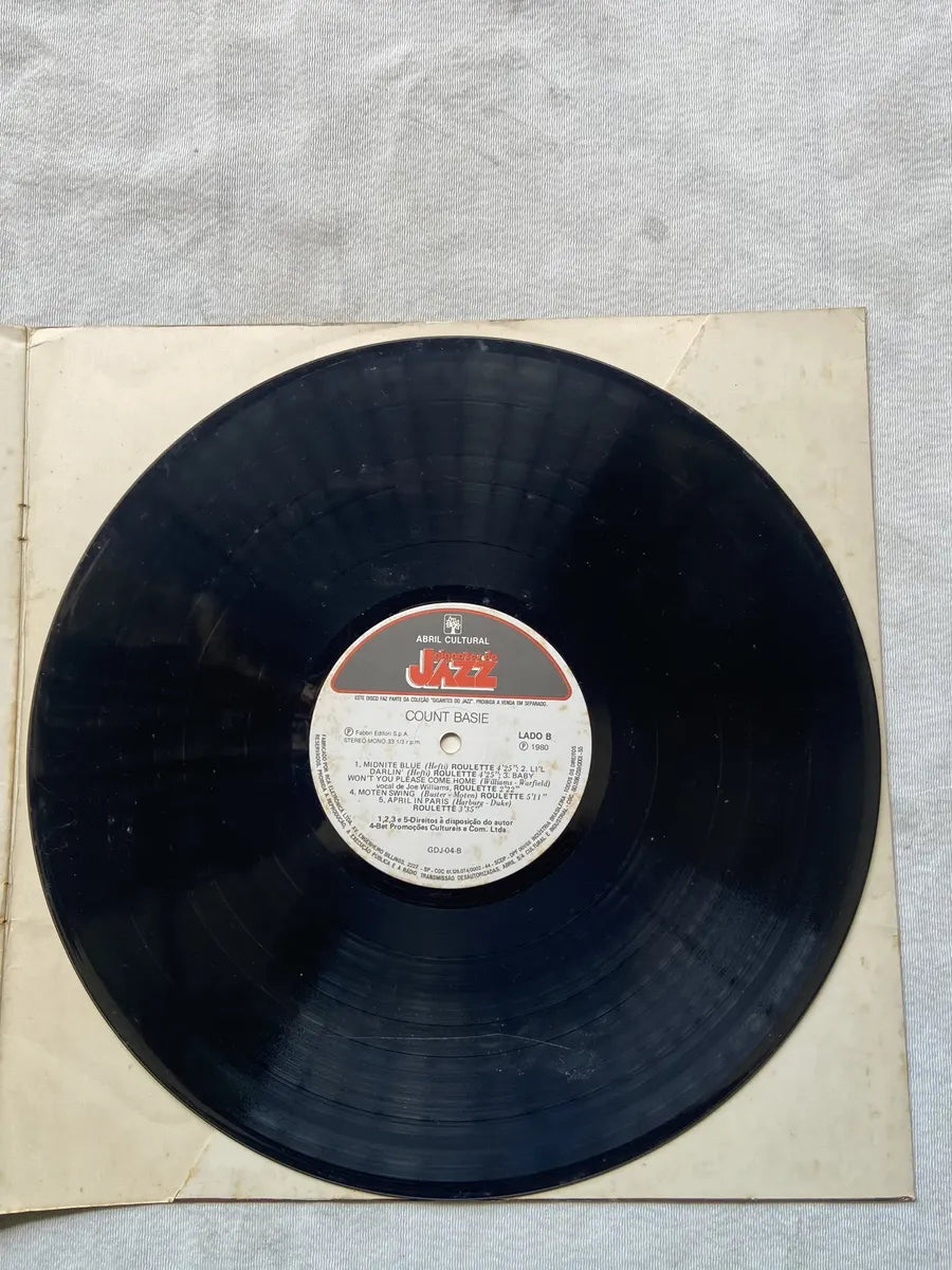 Lp Gigantes Do Jazz Count Basie Um Nobre Band Leader 1980 (Usado)