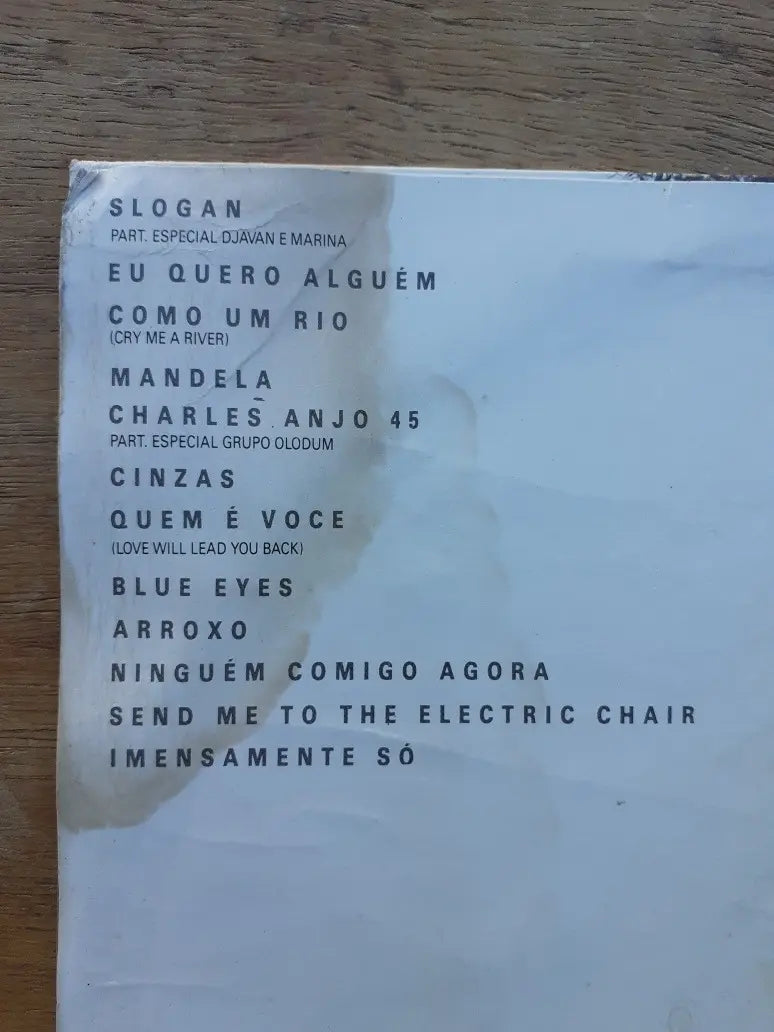 Lp Sandra De Sá Slogan 1990 Com Encarte Selo Rca (Usado)