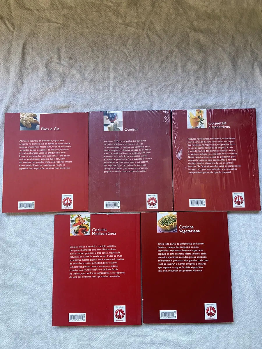 Livro Coleção A Grande Cozinha 5 Volumes Do 17 Ao 21 (Usado)