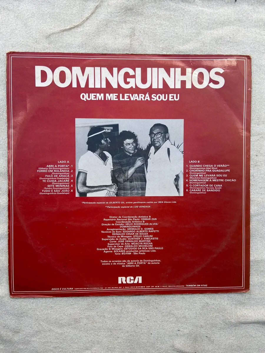 Lp Dominguinhos Quem Me Levara Sou Eu 1987