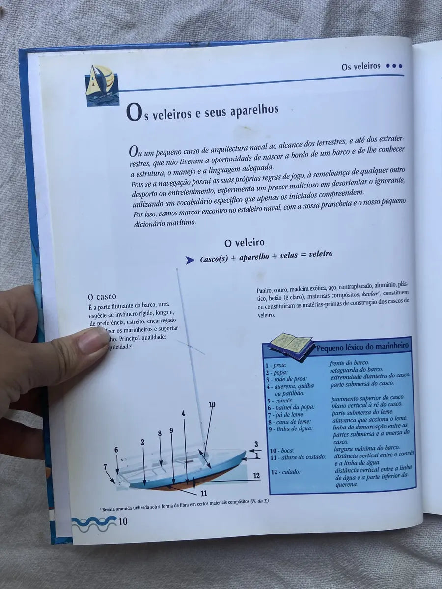 Livro A Vela A Tradição A Técnica A Competição 1 Edição 2000 (Usado)