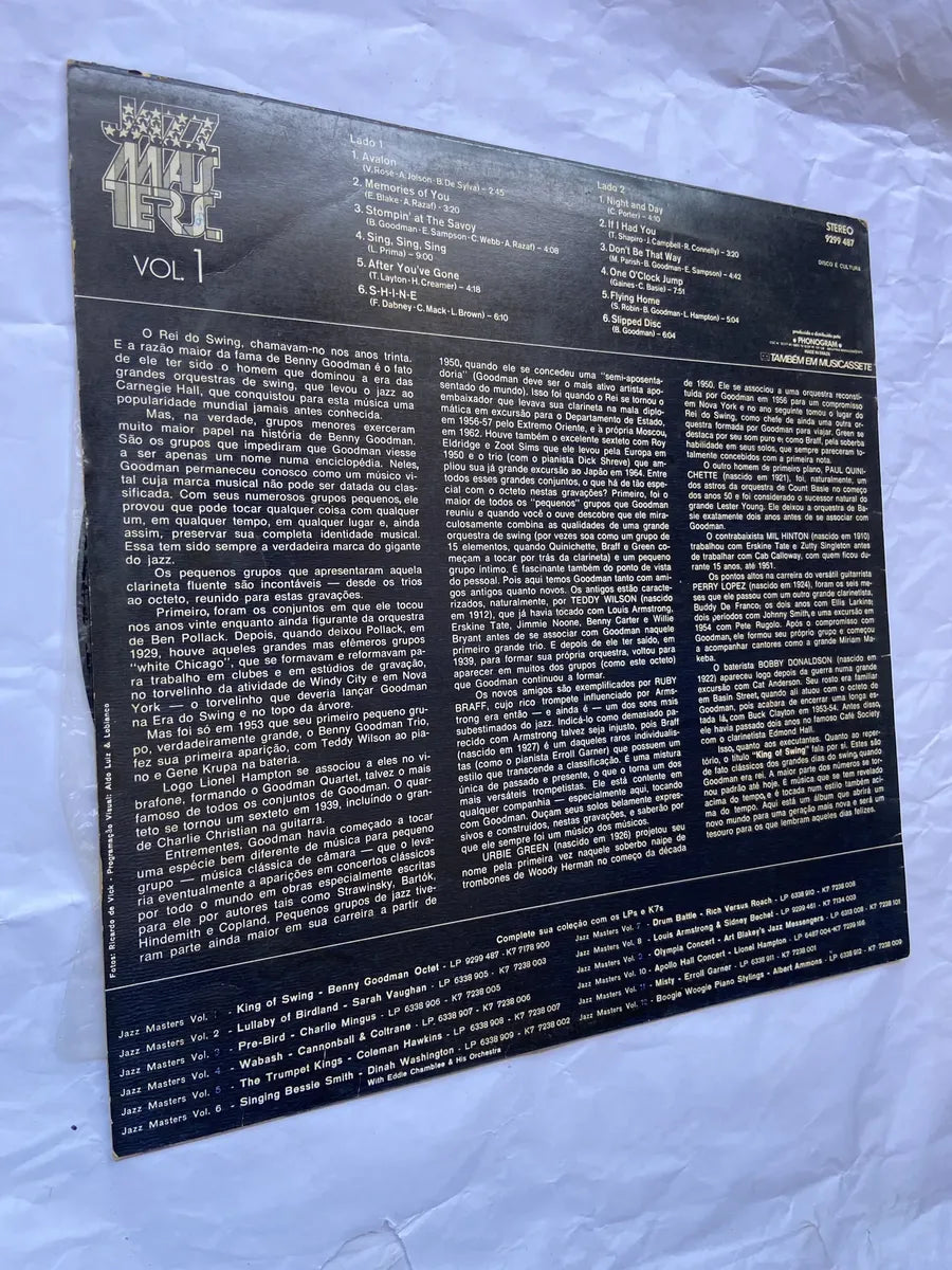 Lp Benny Goodman Ociet King Of Swing Vol 1 (Usado)