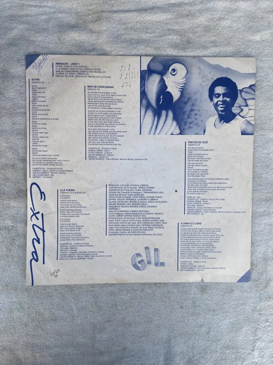 Lp Gilberto Gil Extra 1983 Com Encarte (Usado)