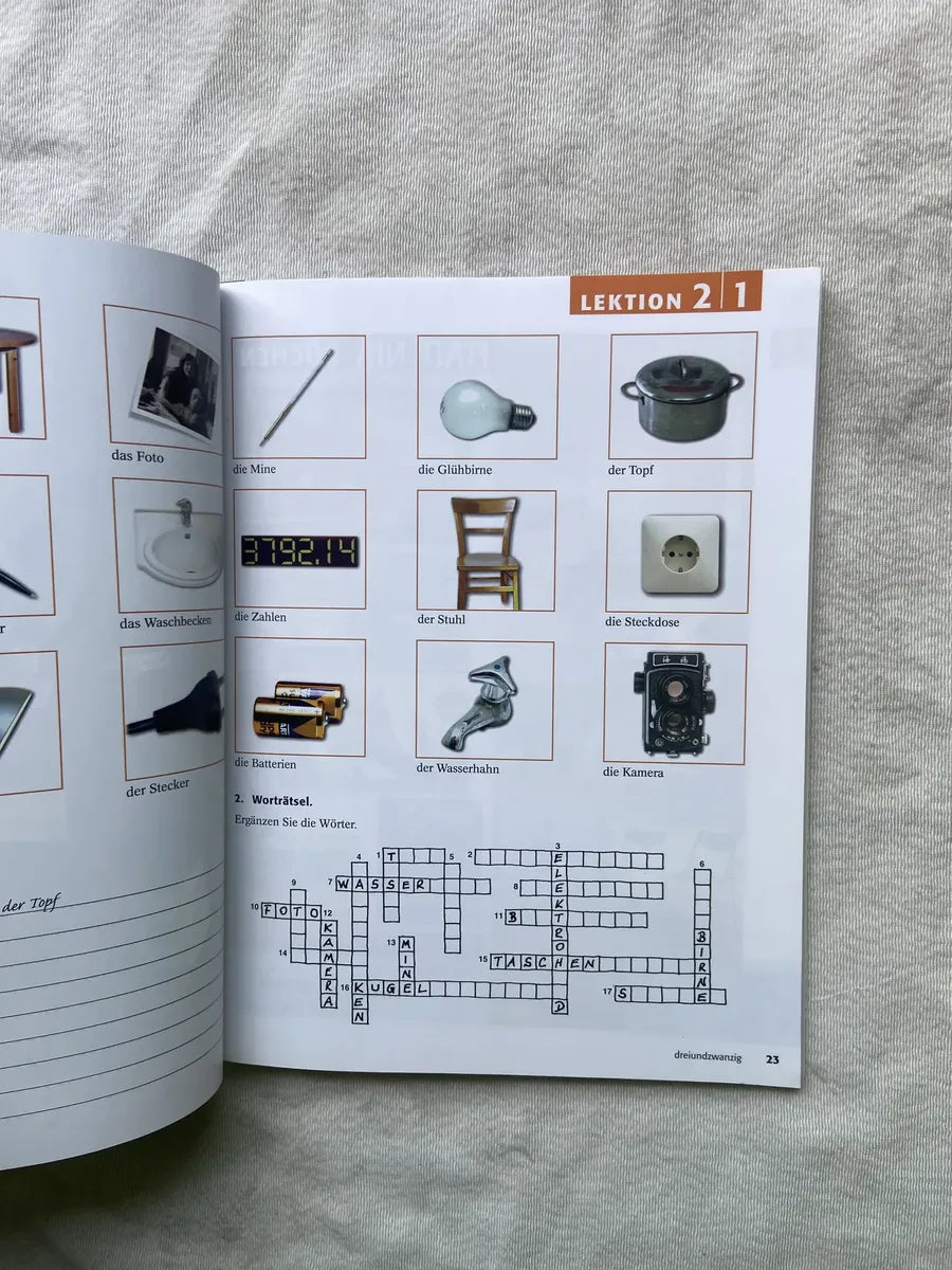 Livro Themen 1 Aktuell Kursbuch Arbeitsbuch Lektion 1 De 5 (Usado)