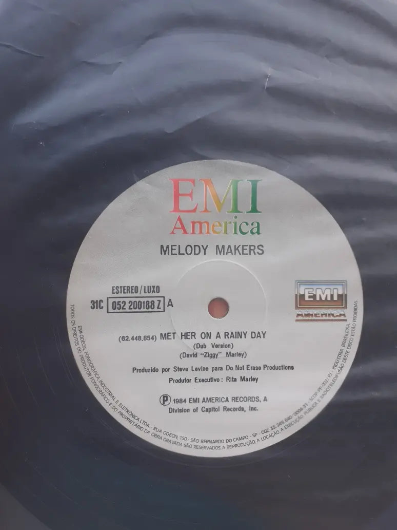 Lp Melody Makers 1984 Selo Emi América (Usado)