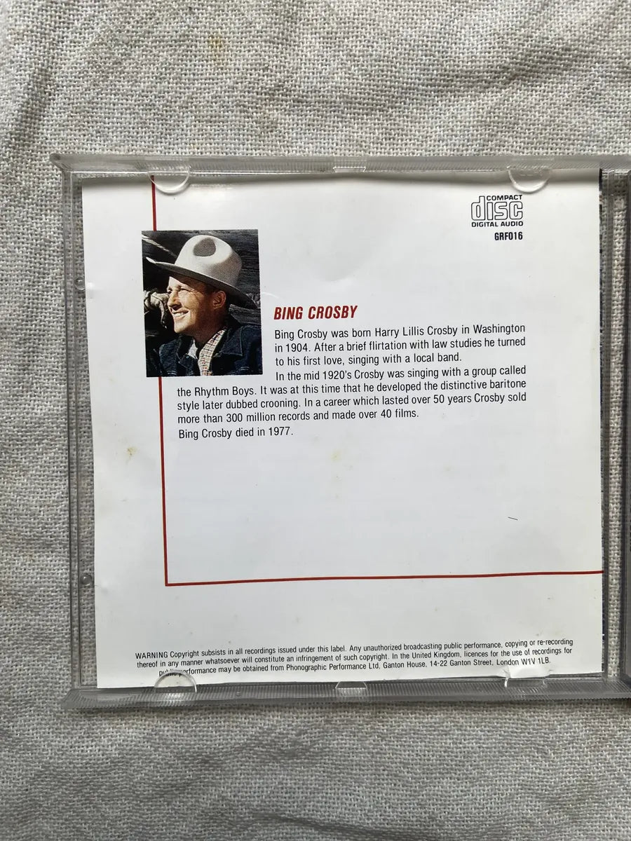 Cd Bing Crosby Everything I Have Is Yours 29 Track Importado (Usado)