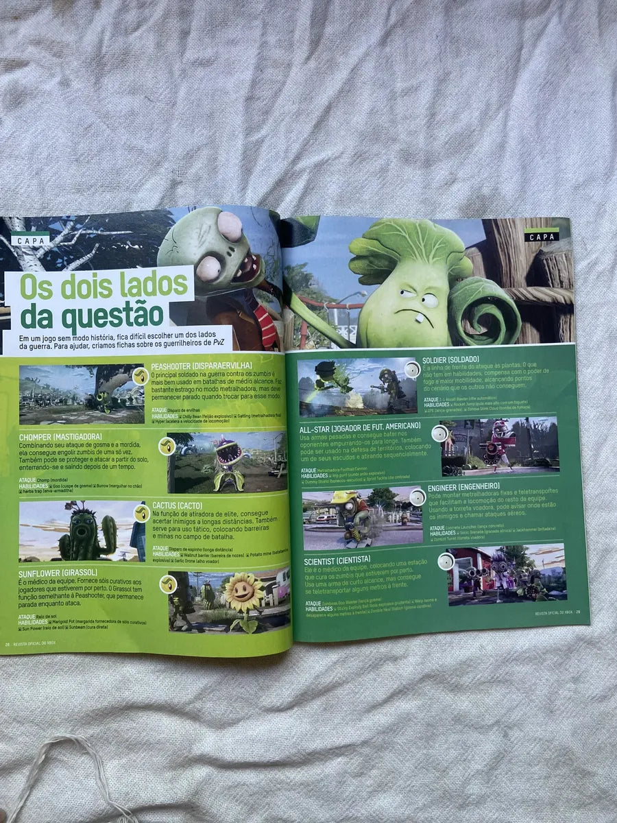 Revista Xbox Plants Vs Zombies Garden Warfare Ano 8 N 90 (Usado)