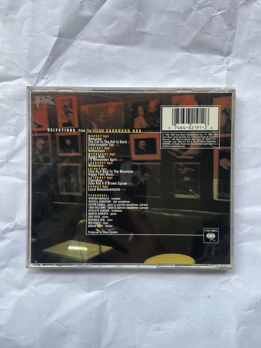 Cd Wynton Marsalis Septet Selections From The Village (Usado)