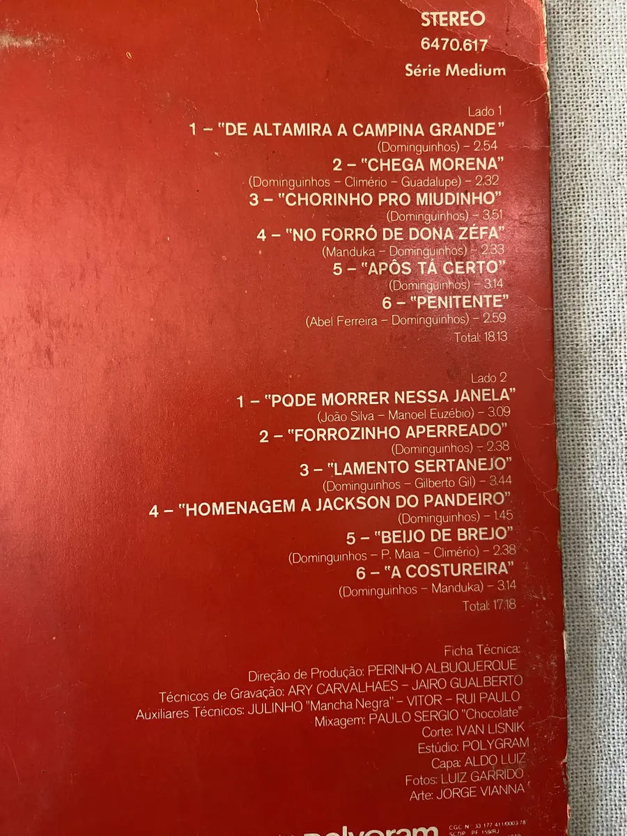 Lp Dominguinhos Após Tá Certo 1979 (Usado)