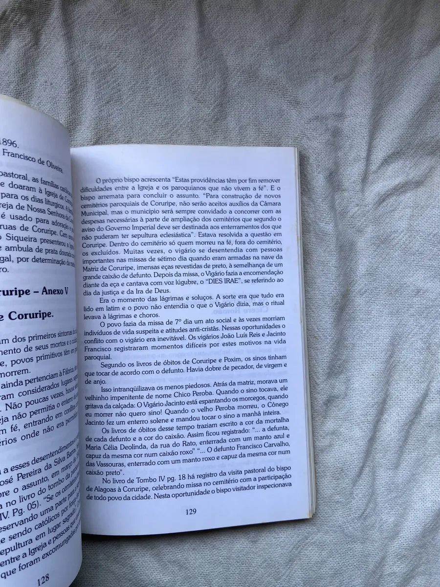 Livro Coruripe Sua História Sua Gente Suas Instituições 1999 (Usado)