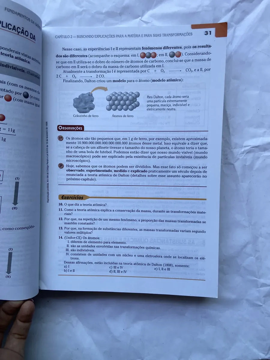 Livro Fundamentos Da Química Ricardo Feltre Vol Único (Usado)