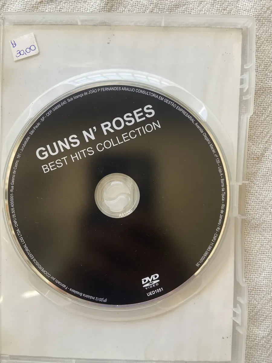 Dvd Guns N Roses Best Hits Collection 2012 (Usado)