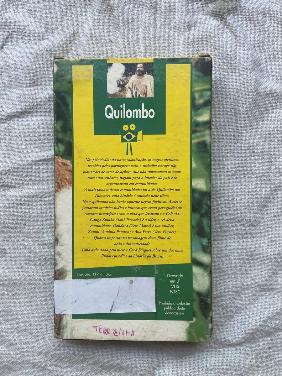 Fita De Vídeo Vhs Istoe Cinema Brasileiro Quilombo 9 (Usado)