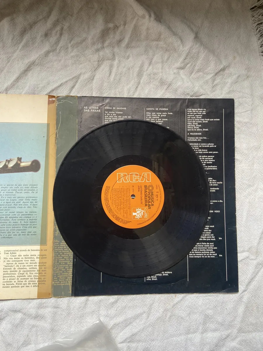 Lp Tom Jobim História Da Música Popular Brasileira 1970 (Usado)