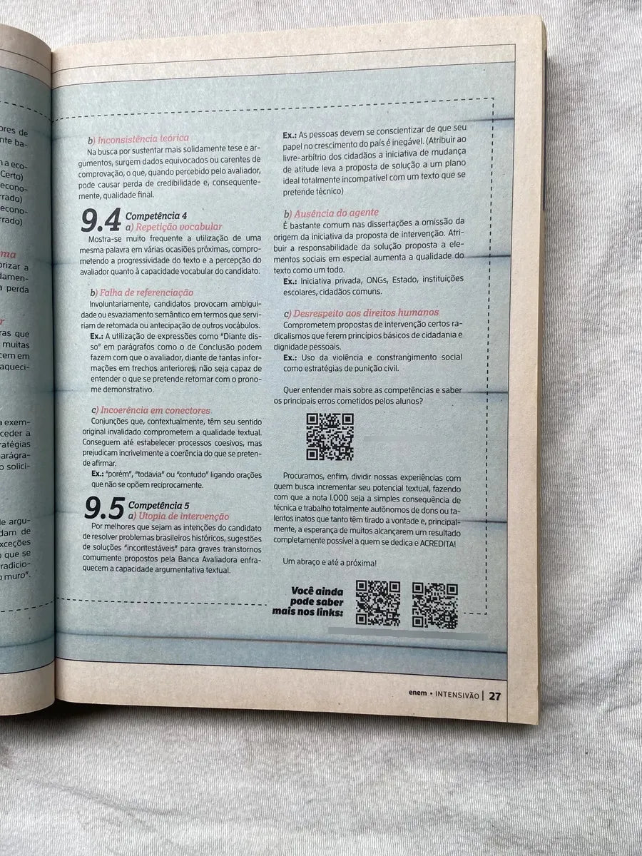 Revista Intensivão Enem Um Guia De Estudo Completo (Usado)