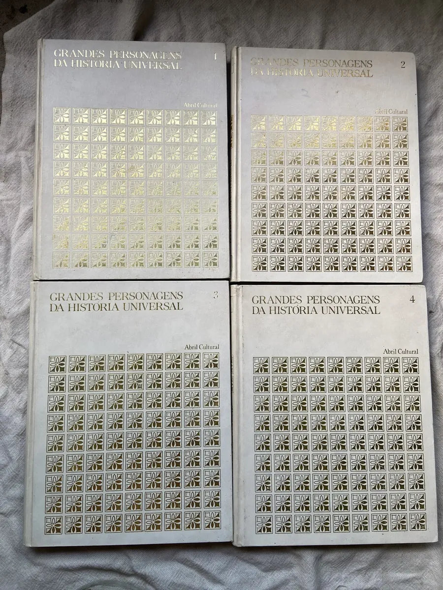 Livros Grandes Personagens Da História Universal Box 4 Vol (Usado)