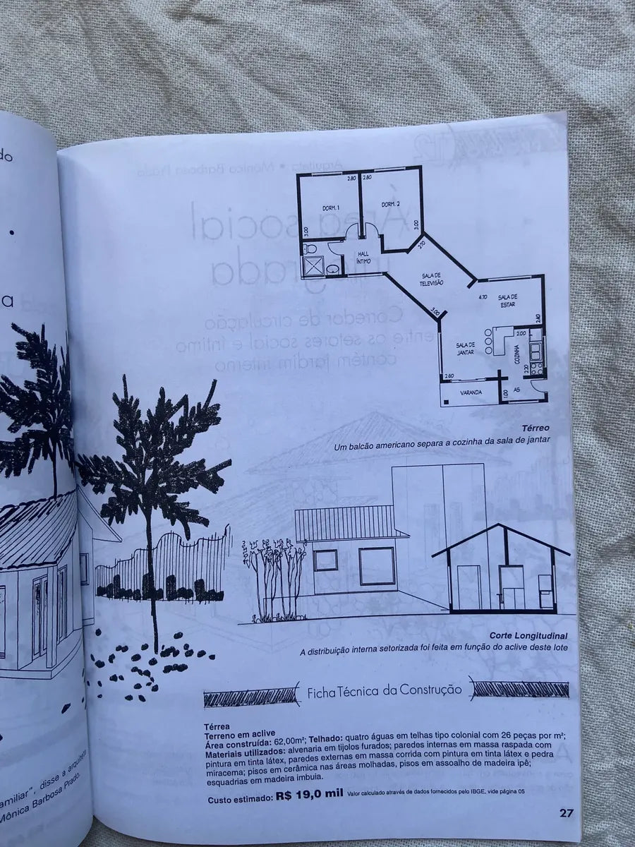 Revista Coletânea Casas De 50 A 90 M2 3 Em 1 (Usado)