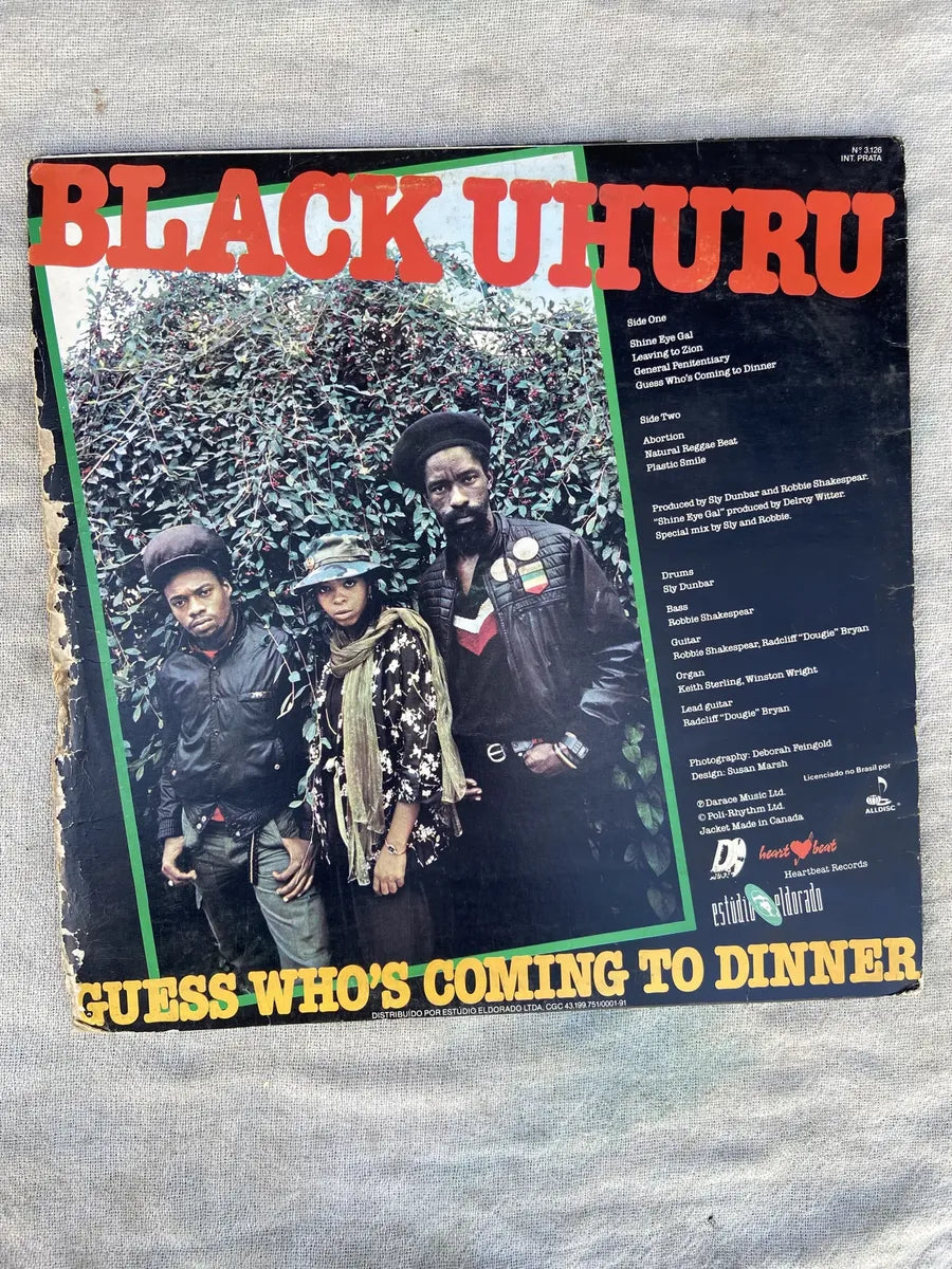 Lp Black Uhuru Guess Whois Coming To Dinner 1990 (Usado)