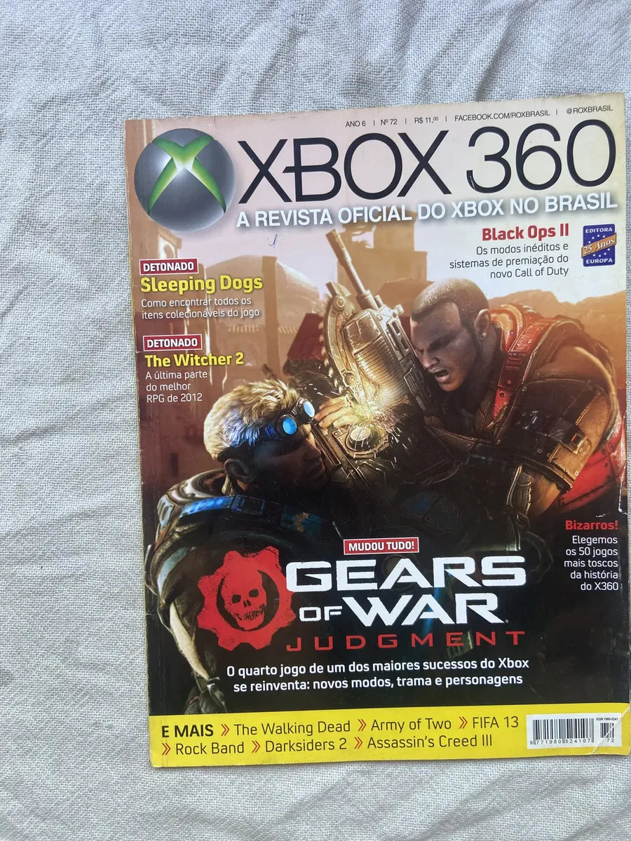 Revista X Box 360 Gears Of War Judgment Ano 6 N 72 (Usado)