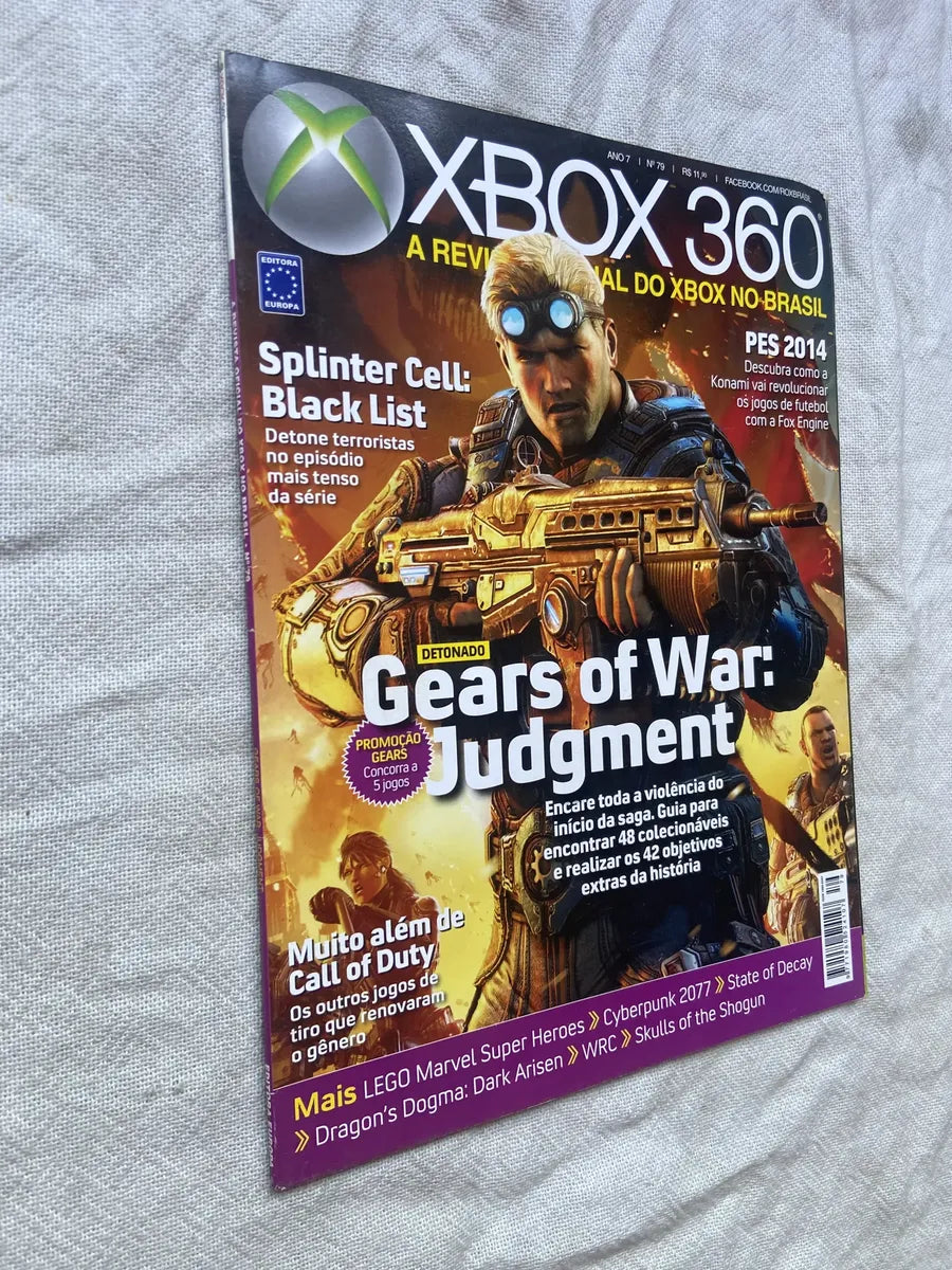 Revista X Box 360 Detonado Gears Of War Judgment Ano 7 N 79 (Usado)