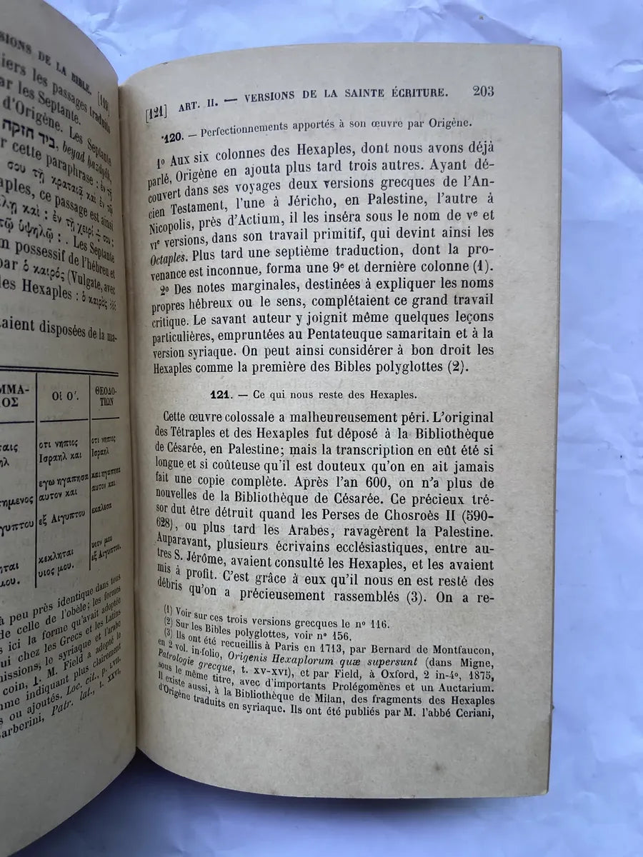 Livro Manuel Biblique Ancien Testament 1901 (Usado)