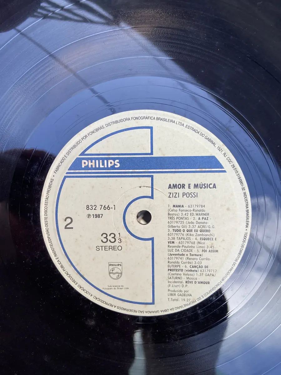 Lp Zizi Possi Amor E Música 1987 Com Encarte (Usado)