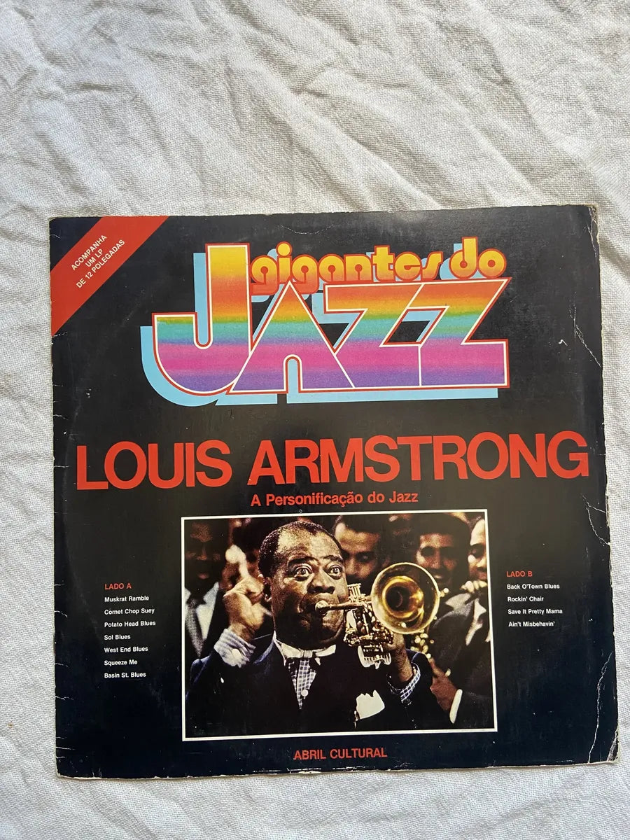 Lp Louis Armstrong Coleção Gigantes Do Jazz 1980 (Usado)