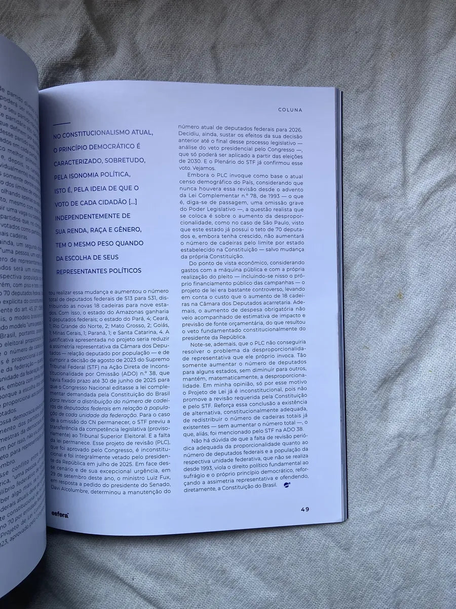 Revista Esfera Raridade Em Abundância Edição 16 Bimestre 5 (Usado)