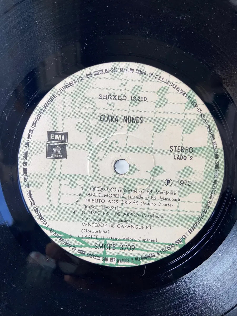 Lp Clara Nunes 1972 Emi (Usado)