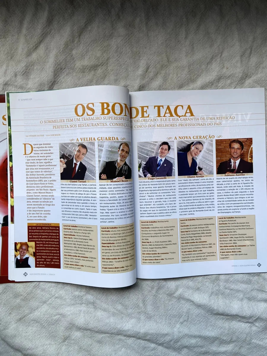 Revista Novo Guia Quatro Rodas Guia De Vinhos Vol 2 Ed 2008 (Usado)
