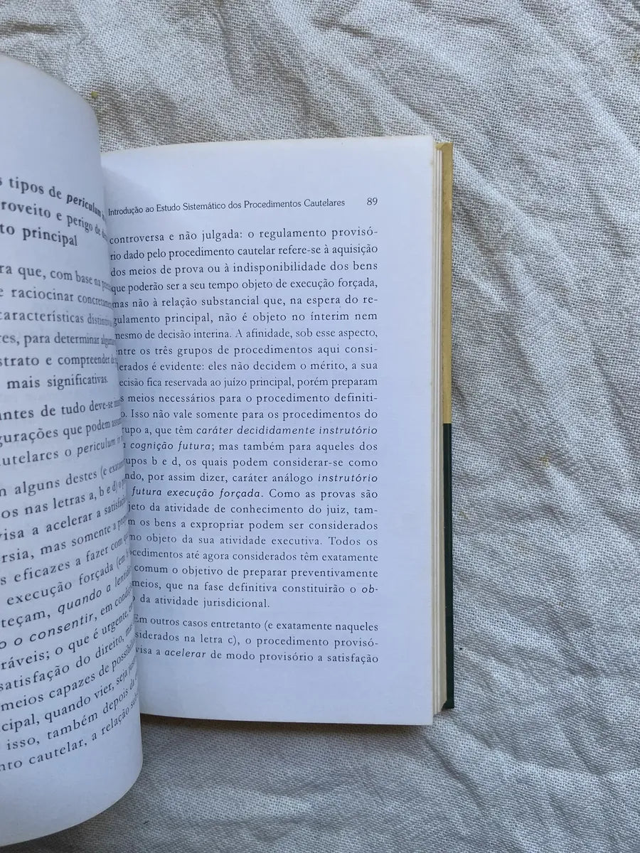 Livro Introdução Ao Estudo Sistemático Dos Procedimentos (Usado)