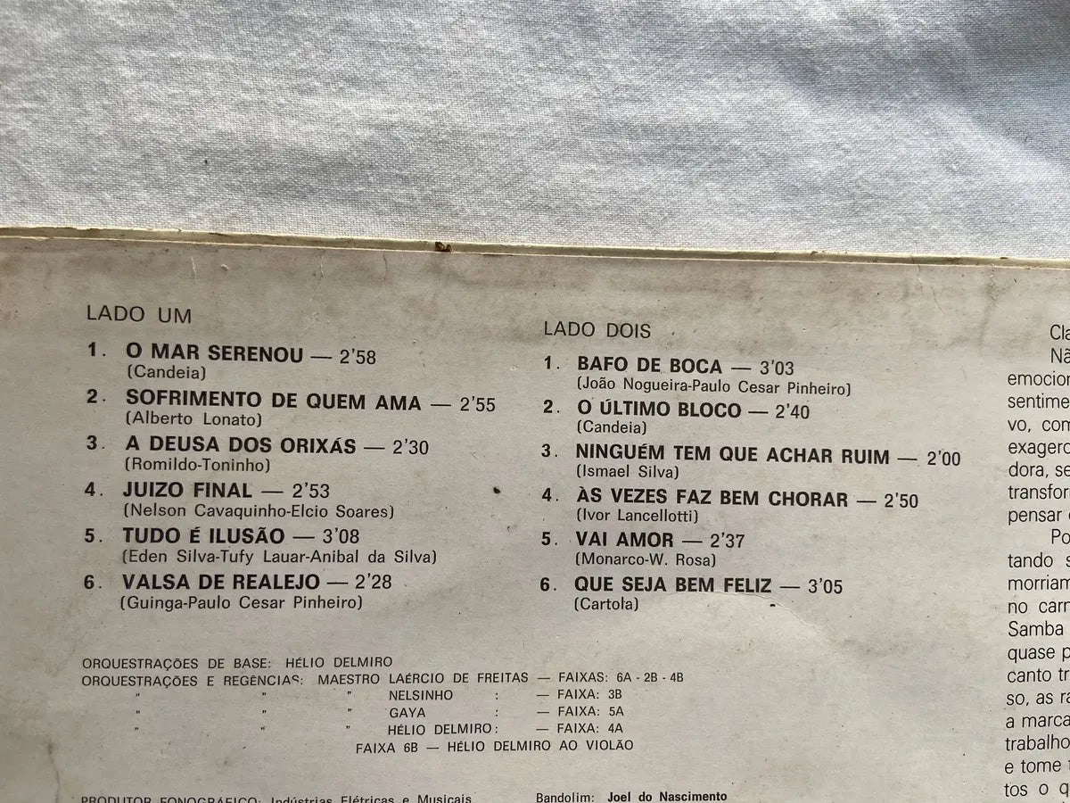 Lp Clara Nunes Claridade 1975 (Usado)