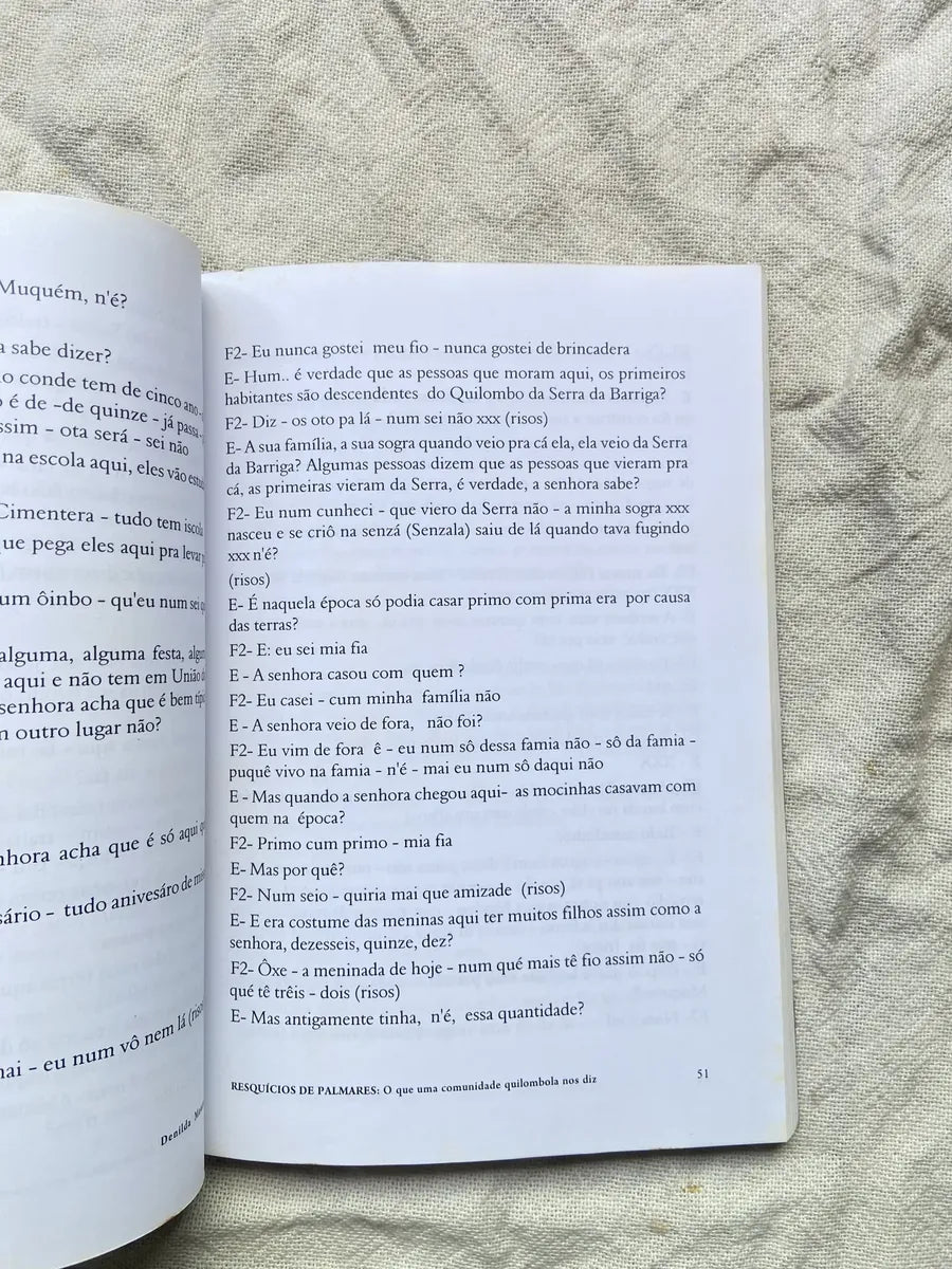 Livro Resquício De Palmares O Que Uma Comunidade (Usado)