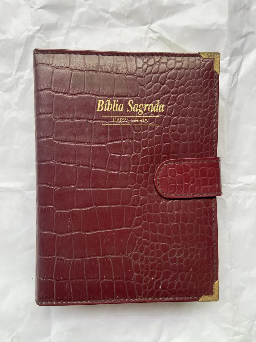 Livro Bíblia Sagrada E Harpa Coedição De 1987 (Usado)