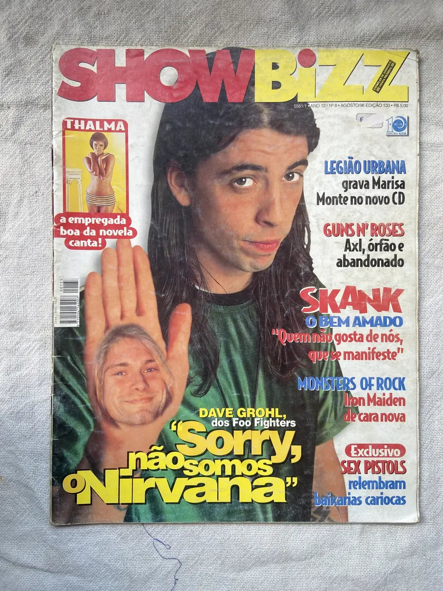 Revista Show Bizz Ano 12 Número 8 Edição 133 Agosto (Usado)