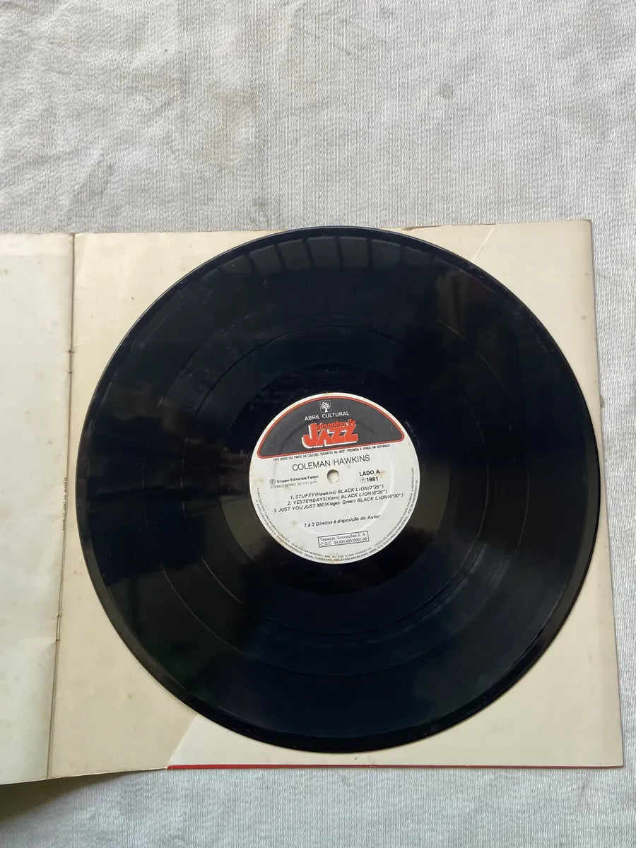 Lp Gigantes Do Jazz Coleman Hawkins 1981 (Usado)