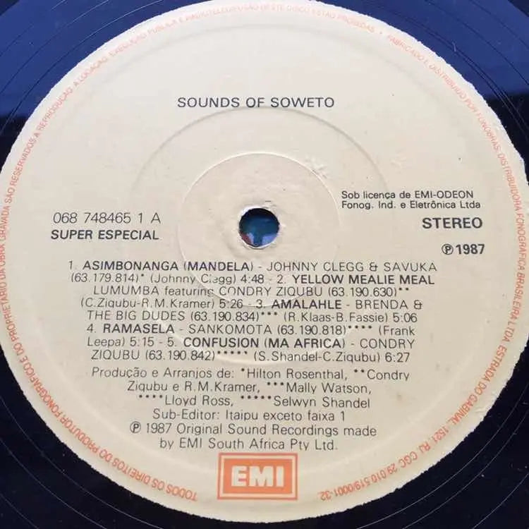 Lp Sounds Of Soweto 1987 (Usado)