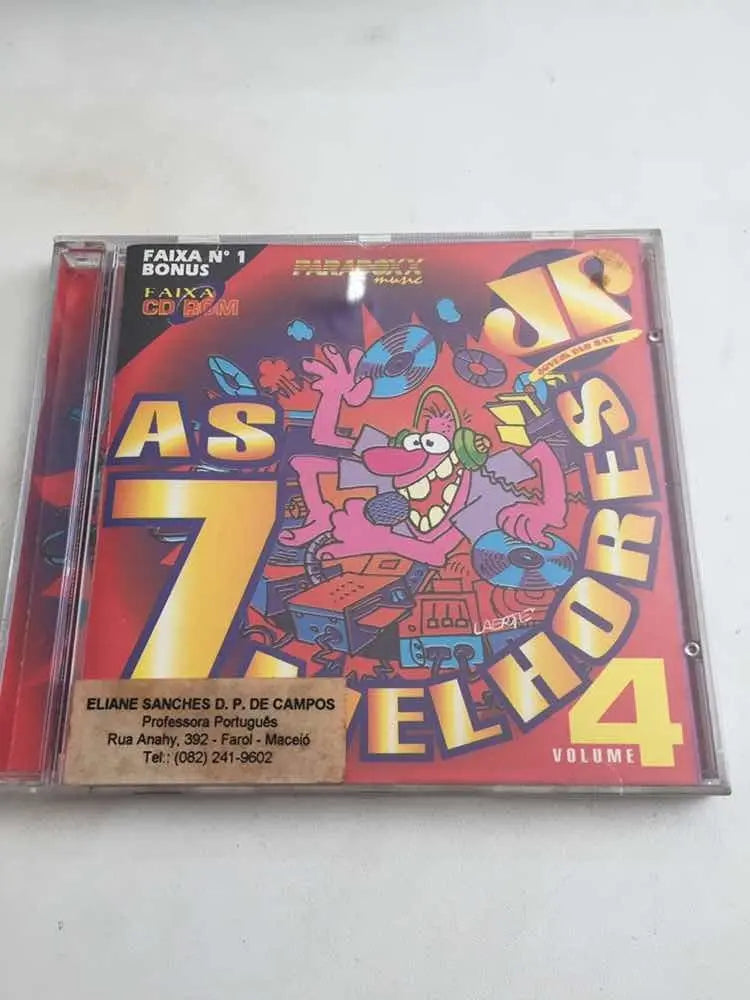 Cd As 7 Melhores Volume 4 Jovem Pan Sat (Usado)