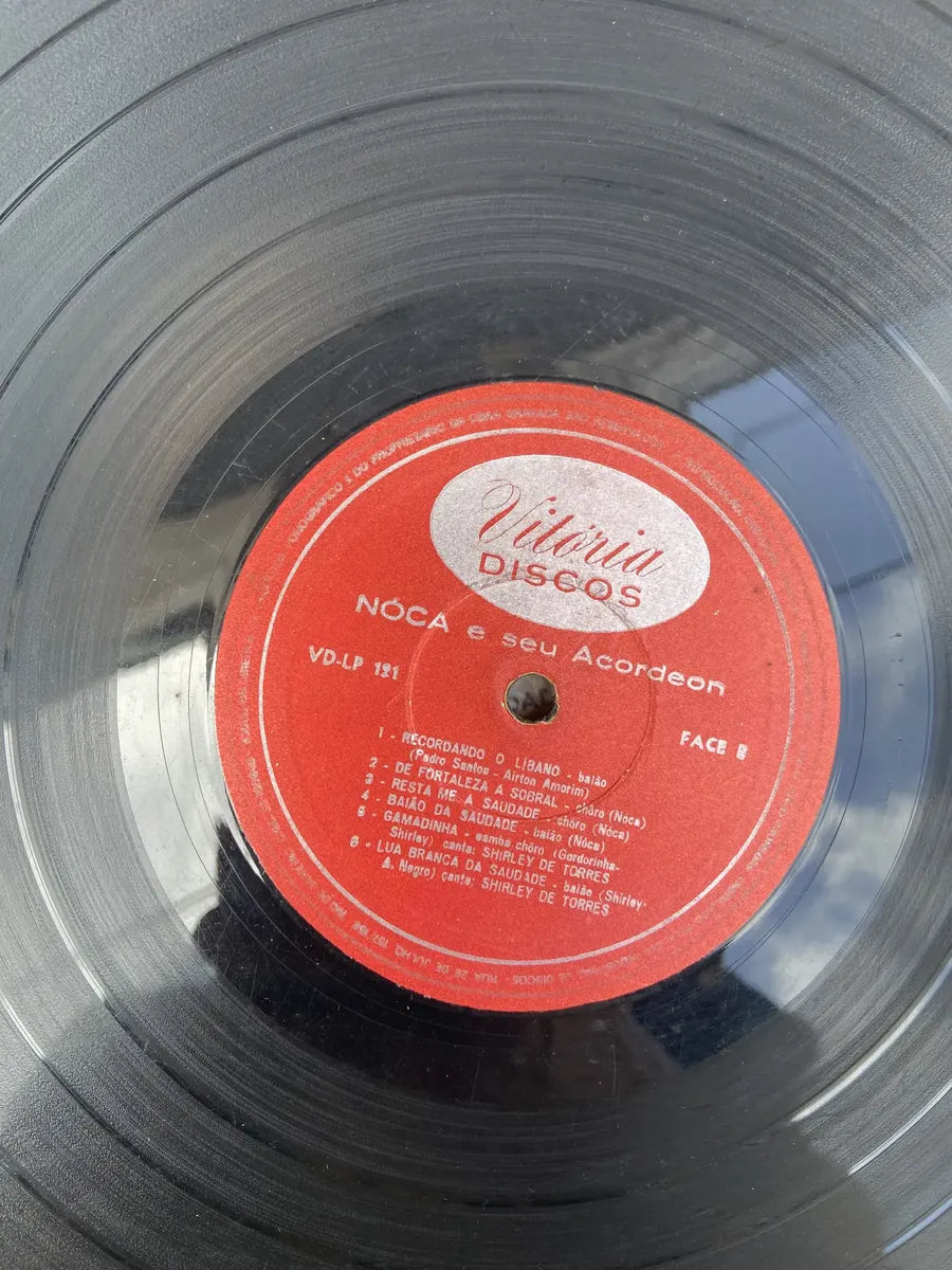 Lp Nóca E Seu Acordeon Selo Vitória Discos (Usado)